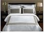 10-PC Taupe & White Queen size Hotel Down Alternative Bed in a bag Comforter set including a Duvet set+ sheet set+ down alternative comforter By sheetsnthings