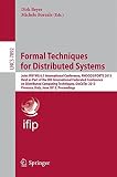 Formal techniques for distributed systems : joint IFIP WG 6.1 international conferences, FMOODS 2013 and FORTE 2013, held as part of the 8th international federated conference on distributed computing