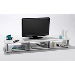 TV-Bank INITIAL #27 wei� TV Tisch Phonom�bel HiFi Rack Holz NEU