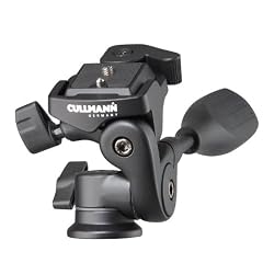 Cullmann CROSS CW25 Aluminium 3-Wege-Kopf inkl. Schnellkupplungseinheit (419g, 6kg Tragekraft, 8,5cm H�he)