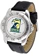 North Carolina (Wilmington) Seahawks Suntime Mens Sports Watch w/ Leather Band