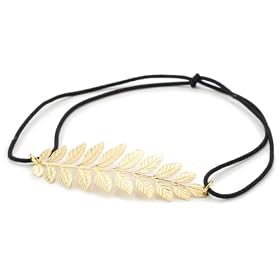 Privileged NYC Gold plated Leaf Headband