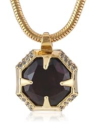 Vince Camuto Jewel Purpose Gold Stone Necklace, 16"