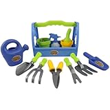 Little Garden Tool Box 14pc Toy Gardening Tools Set for Kids