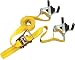 Security Chain Company CC3882 12' Gold 2 Interior Van Strap with SCC BoardClamp and Ratchet