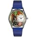 Whimsical Watches Women’s S0810014 Scuba Diving Black Skin Leather Watch