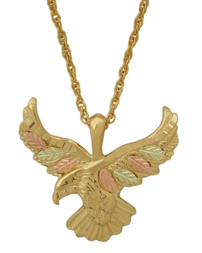Black Hills Gold Men's 10K Eagle Pendant