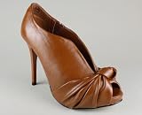 Knot Front Peep Toe Bootie