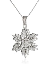 Kobelli "Neige" Round Diamond Fashion Pendant Necklace (7/8 Cttw, HI/I1-I2)