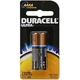 Duracell Ultra Alkaline AAAA Batteries, 2 Count (Pack of 6)