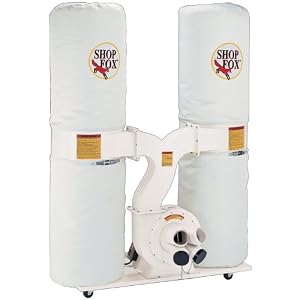 SHOP FOX W1687 3-Horsepower 2,800 CFM Dust Collector by