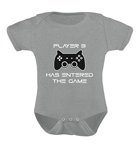TeeStars - Player 3 Has Entered The Game - Gift Third Child Gamer Baby Onesie