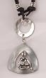 Buddha, Crystal and Shell Necklace, Adjustable
