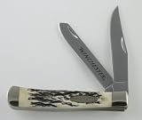 Winchester Trapper Folding Knife Jigged Bone