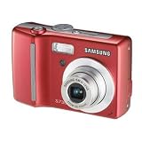Electronics : Samsung S730 Digital Camera - Red (7MP, 3 x Optical Zoom) 2.5" LCD