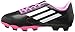 adidas Performance Conquisto Firm-Ground J Soccer Cleat ,Black/White/Solar Pink,4 M US Big Kid