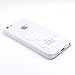 Iphone 5C Case, LUOLNH Henna White Floral Paisley Flower Mandala (Dandelion) catcher Hard Plastic Clear Case Silicone Skin Cover for Apple Iphone 5C