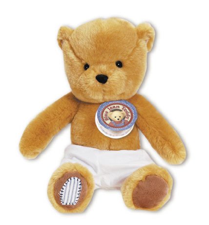 41gycsKJzKL Blue Jean Teddy 13 Bear