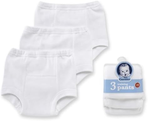 Gerber Training Pants (2T (fits 28-32 lbs.), White) by Gerber Childrenswear