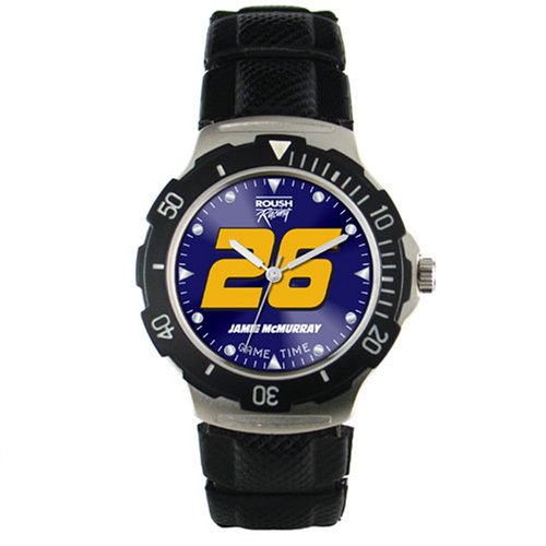 NASCAR Men's ND-MUR Agent Series Jamie McMurray Polyurethane Watch