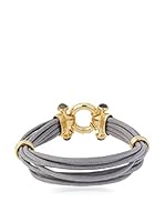 Bellavita Pulsera  plata de ley 925 milésimas bañada en oro