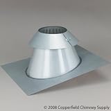 Review Copperfield  / Copperfield 77666 6 Inch Superpro Flashing, 0/12-6/12 Pitch With Storm Collar, Galvalume