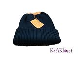Dark Blue Holey Hat PONYTAIL Girls Womens Winter Beanie ... thumbnail