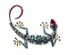 Bright Pink And Blue Curled Gecko Lizard Wall Hanging