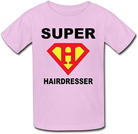 Super Hairdresser Kid's Tee Pink