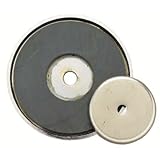 General Tools 376D 50-Pound Pull Shallow Pot Ceramic Magnets