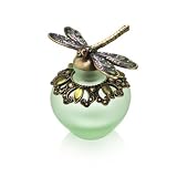 Green Perfume Bottle with Dragonfly PB-459