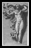 Giovanni Francesco Penni (Hermaphrodites with yoke) White Wood-Mounted Art Poster Print - 13" X 19"
