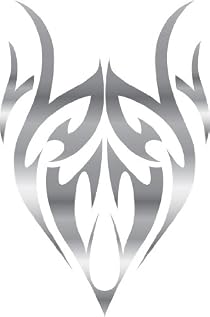 Tribal Decals Bonnet Silver