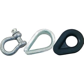 SeaDog SCREW-PIN SHACKLE, 3 8 147810 (Image for Reference) by