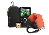 Kodak PlayFull Waterproof Video Camera Bundle (Includes Floating Wrist Strap, 4GB Memory Card, and Camera Case) - Black Bundle (2nd Generation)