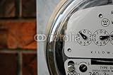 Wallmonkeys Peel and Stick Wall Decals - Electricity Meter - 18