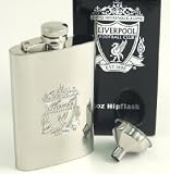 Liverpool FC Hip Flask - Chrome  from Liverpool FC Shop