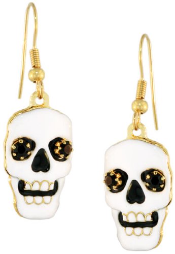 Lunch at The Ritz 2GO USA Bone Head Earrings