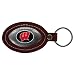 NCAA Wisconsin Badgers Leather Football Key Tag