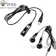 OEM HTC Stereo Hands-Free Headset w/ Audio Adapter for HTC