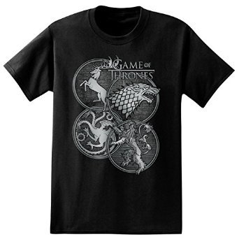 Game of Thrones House Symbols Adult T-Shirt