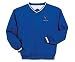 Personalized custom embroidered football player design on nylon windshirt
