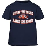 Auburn Tigers Navy Blue Infant Start 'Em Young T-shirt