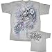 MIAMI INK PREMIUM "REVENGE" 2-Sided Licensed Fine Woven Pewter Cotton Tee
