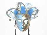 Light Blue Jolly Richi Lillo Venetian Masquerade Mask *X1*