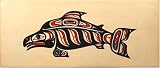 Smoked Salmon Two Color Fish Design Natural Style, 16 oz