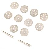 ダイヤモンドミニカッター 　穴付きタイプ研削ディスク 　砥石ディスク　3mm軸　 径22mm　10個入り