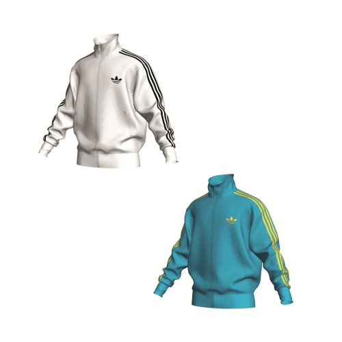 Adidas Herren Trainingsjacke ADI FB, white/black, L, X41202 Preisvergleich