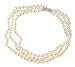Jacqueline Kennedy Collection - Triple Strand Simulated Pearl Necklace