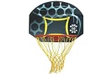 Sure Shot Junior Shot Backboard And Ring Set - Black/ Yellow/ Red